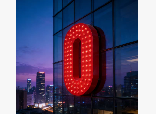 玻璃幕墙发光字LOGO招牌设计定制专业厂家推荐---启达广告20年户外高空招牌深耕之路